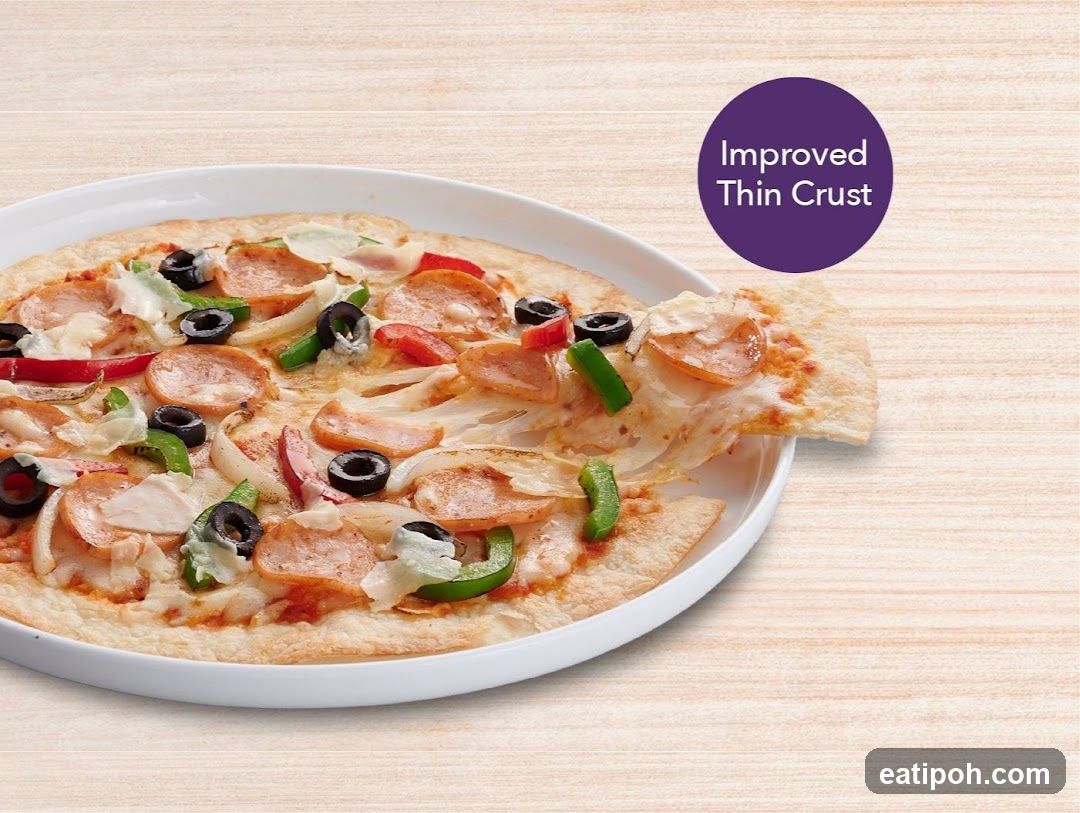 Pizza with Improved Thin Crust