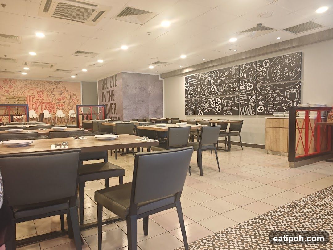 Restaurant Interior with Pizza Themed Decor