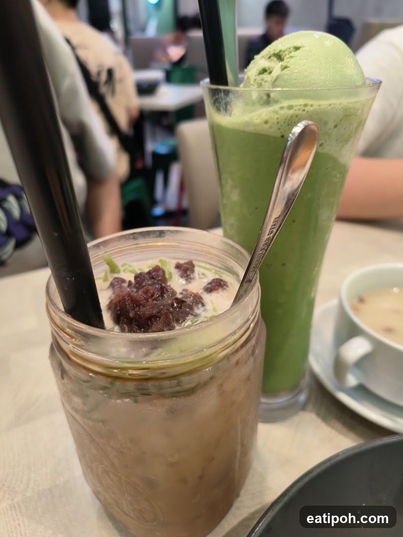 Tabletop Drinks in Café Interior