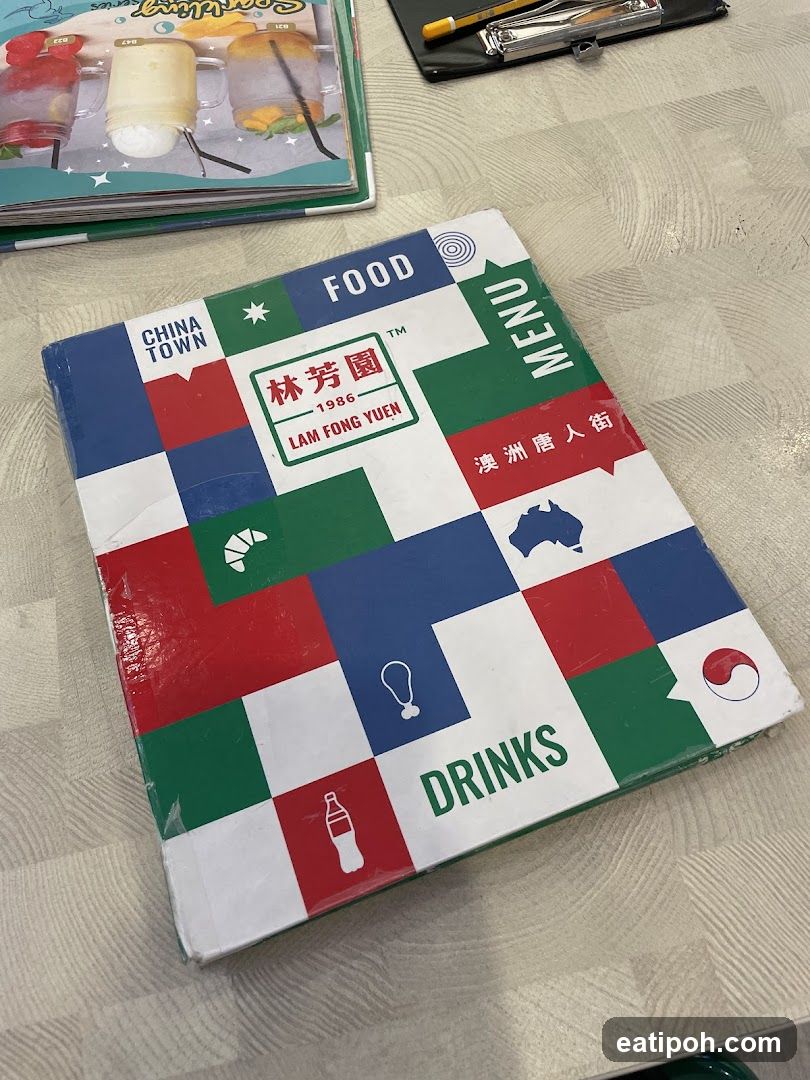 Menu on Table