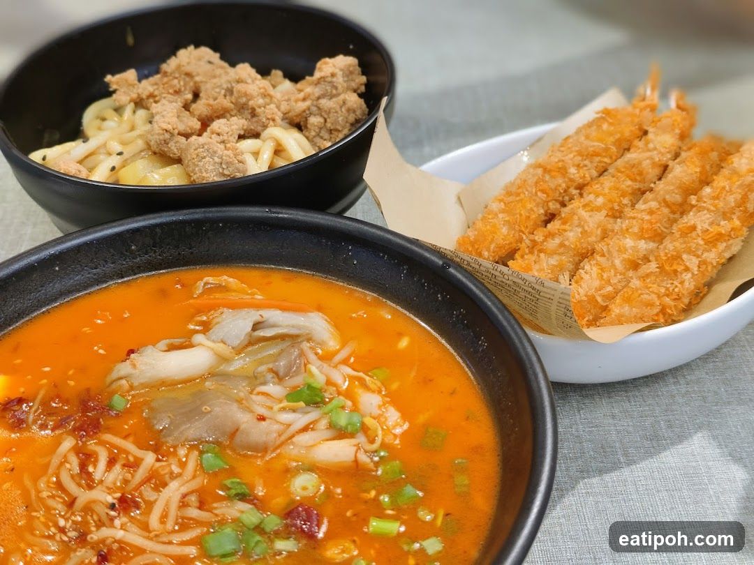 Food Items on Table