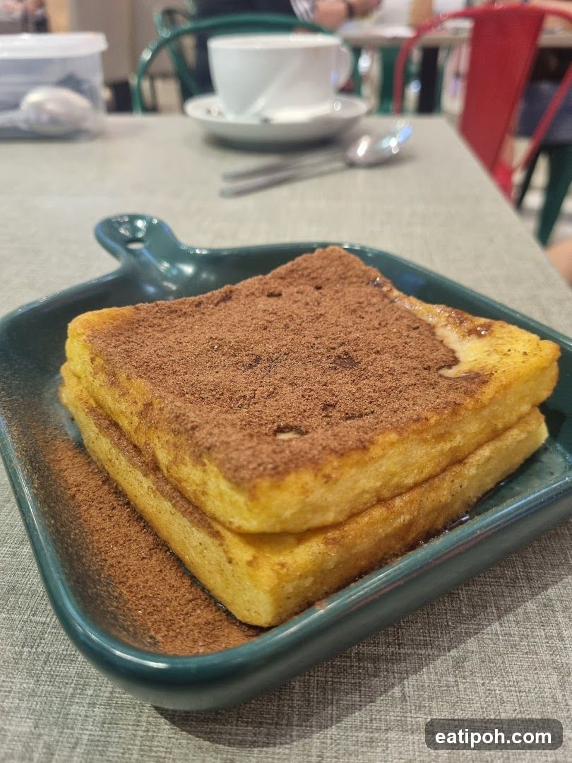 Food in café setting