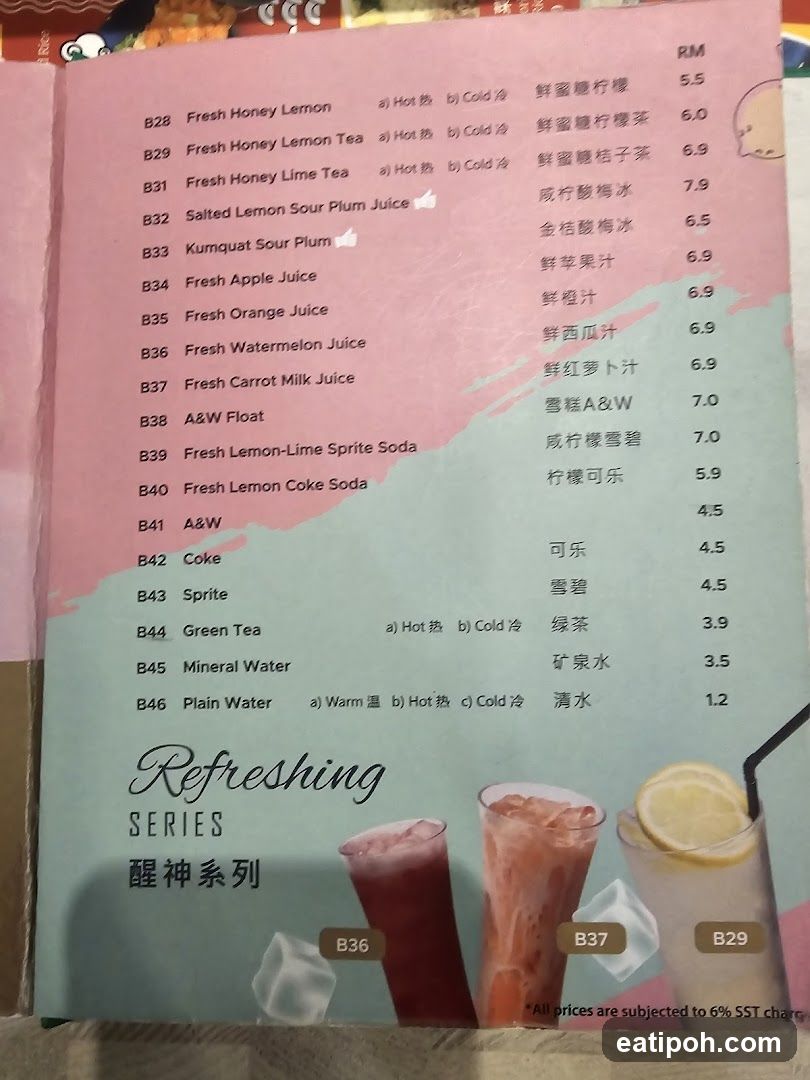 Refreshing Series Menu