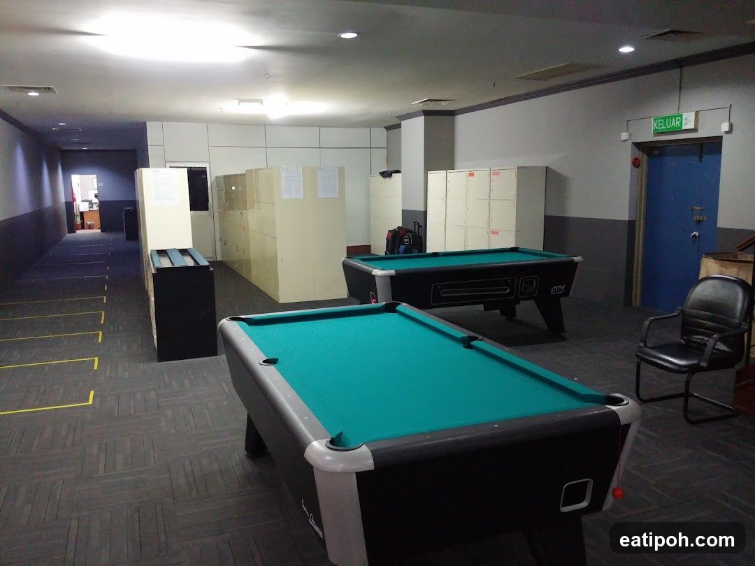 Pool Table Room Interior