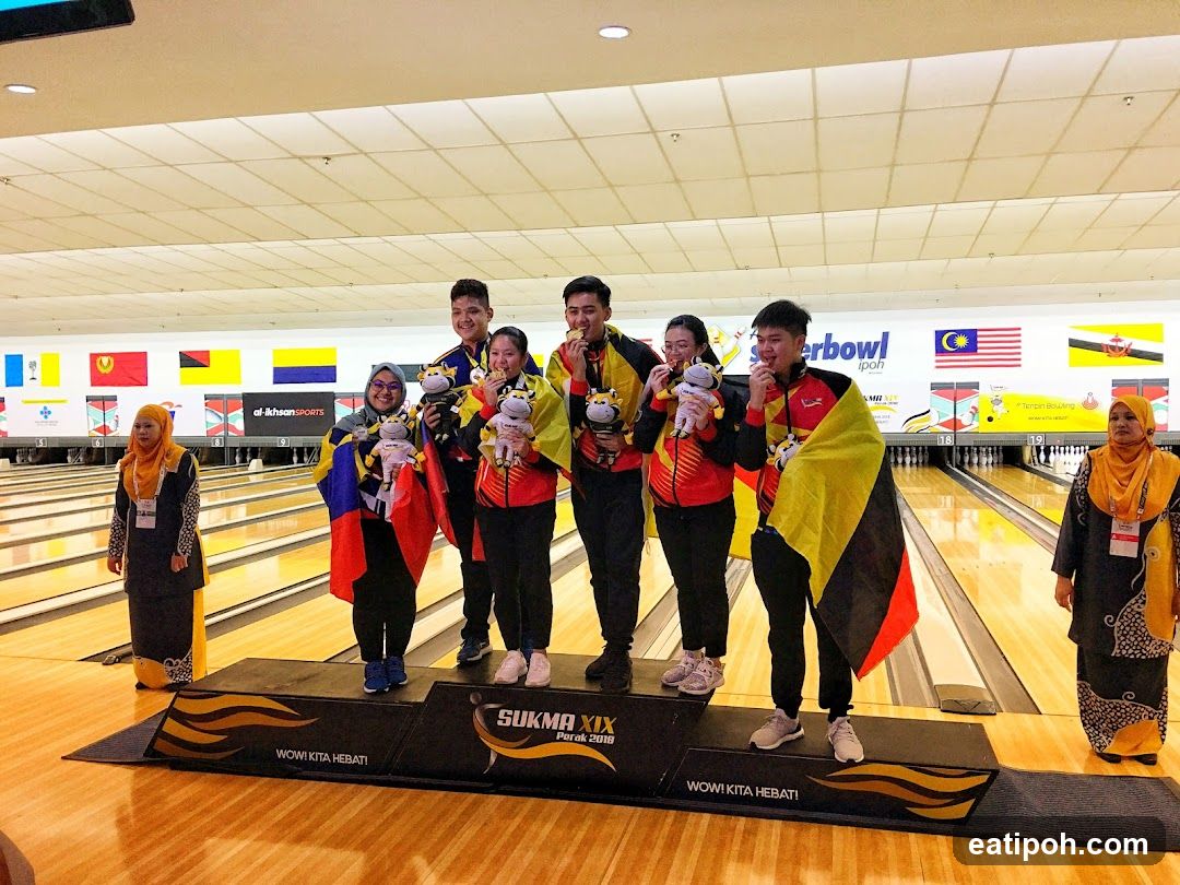 Bowling Team Celebration