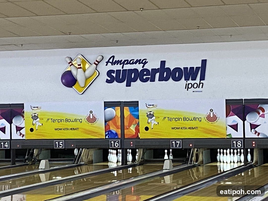 Ampang Superbowl Ipoh Bowling Alley Interior