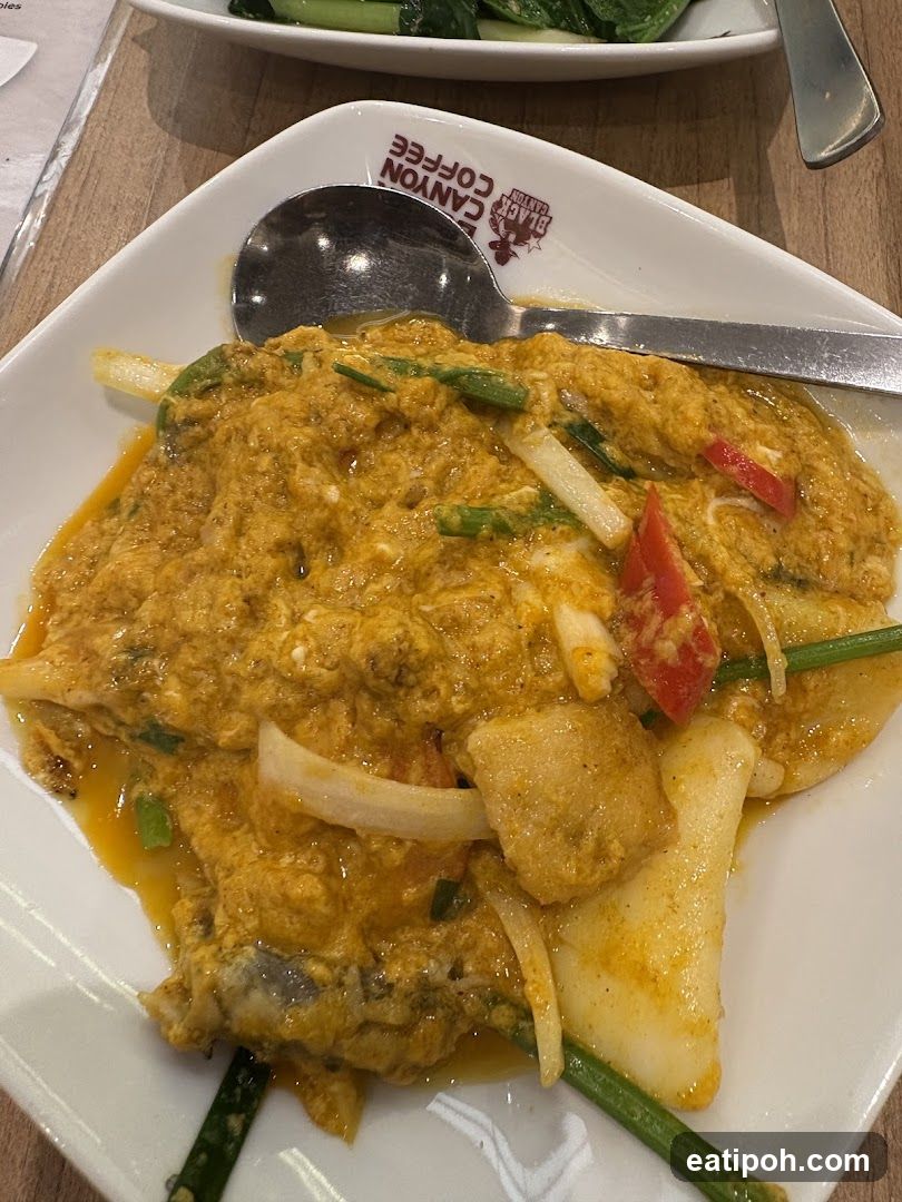 Food served at Black Canyon Coffee