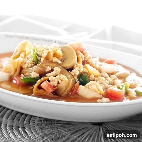 Food Dish in White Bowl