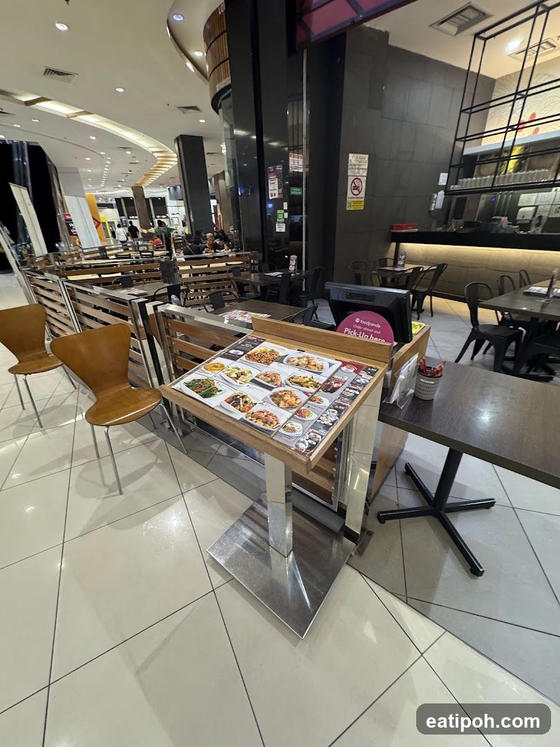 Food court interior