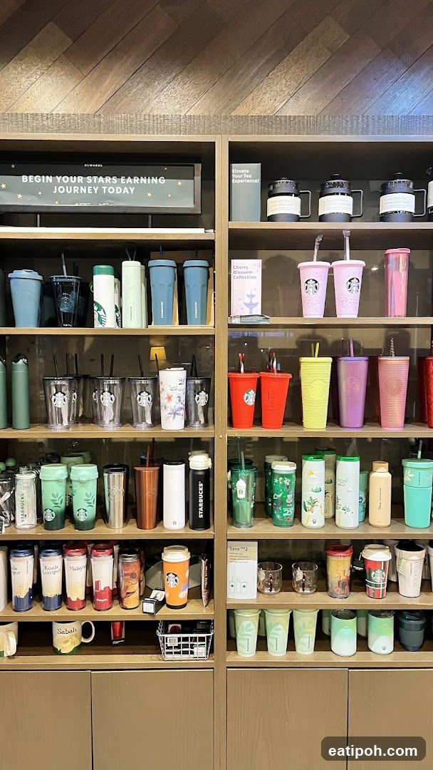 Starbucks merchandise display