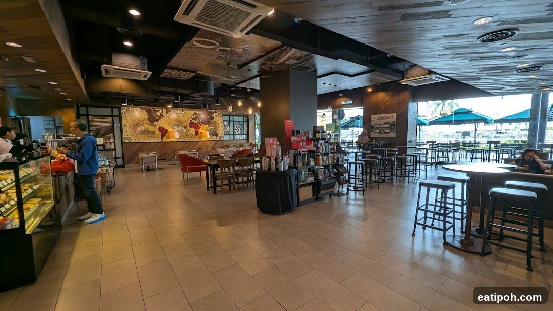 Interior of a café or restaurant