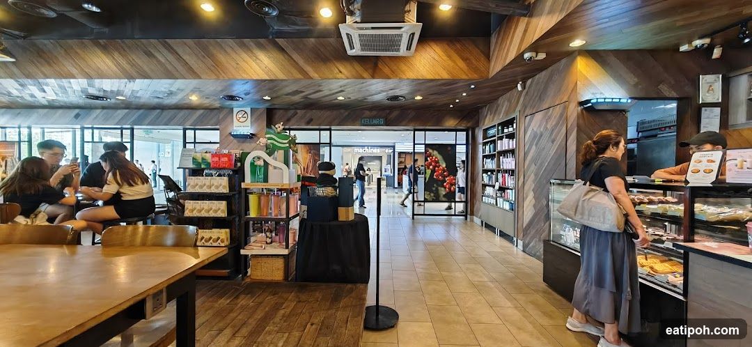 Interior of a café or bakery