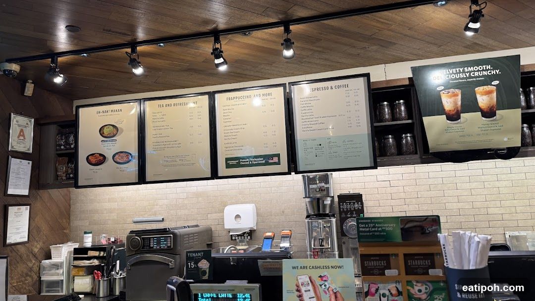 Starbucks interior counter area