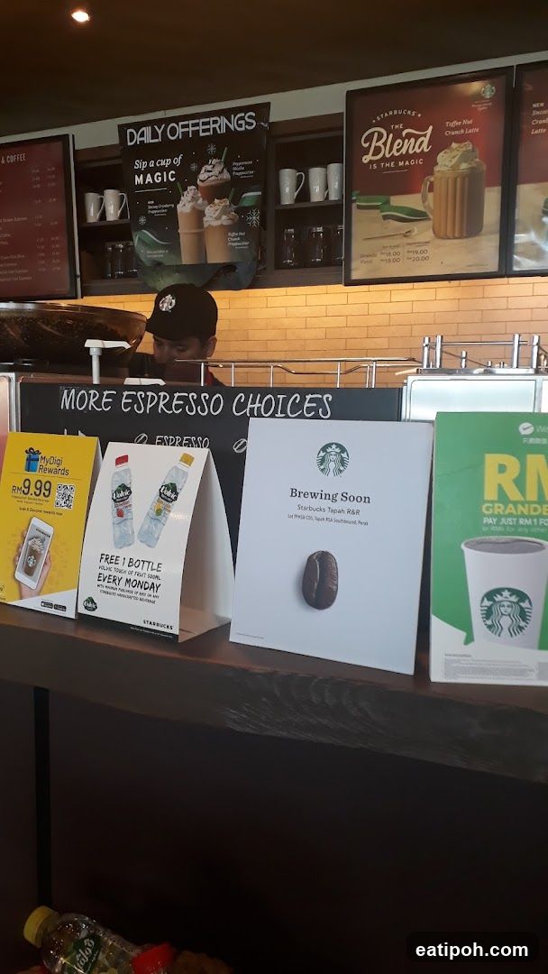Starbucks Counter Interior