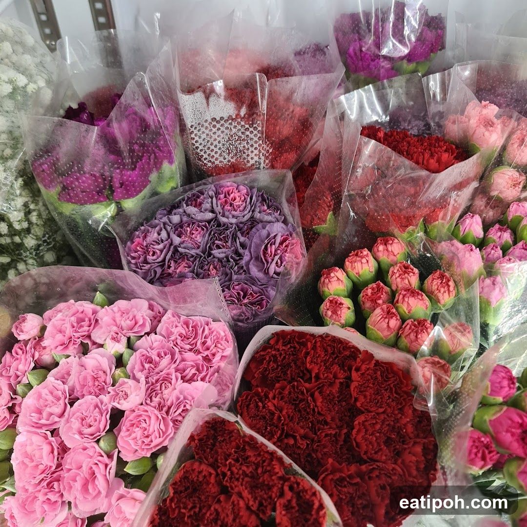 Flower Bouquets Display