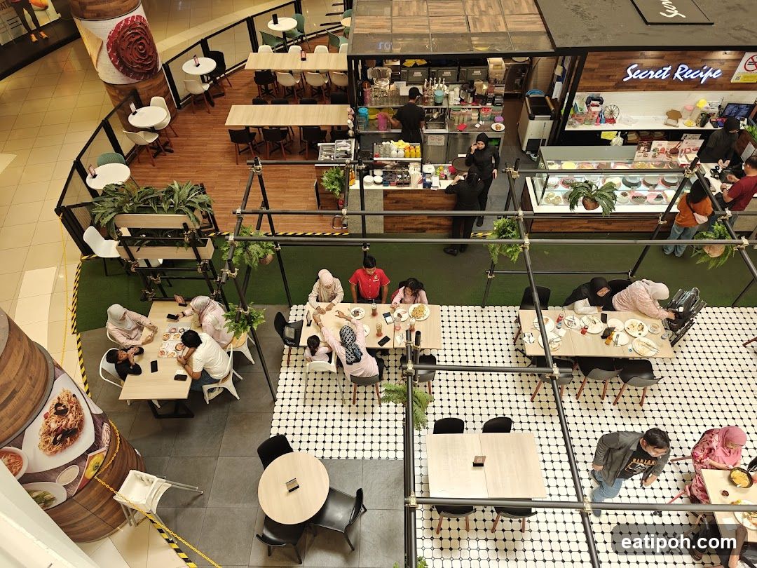 Food court interior view