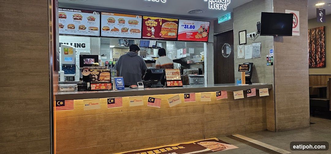 Restaurant counter interior