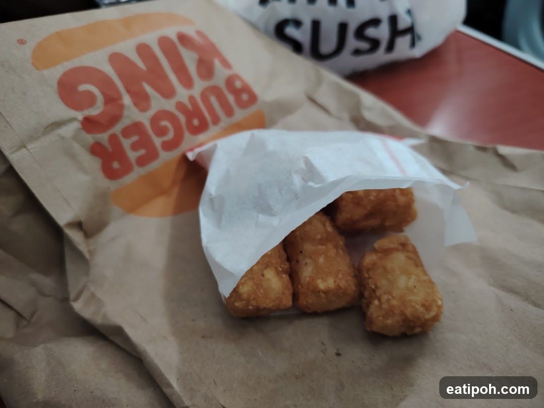 Burger King food packaging