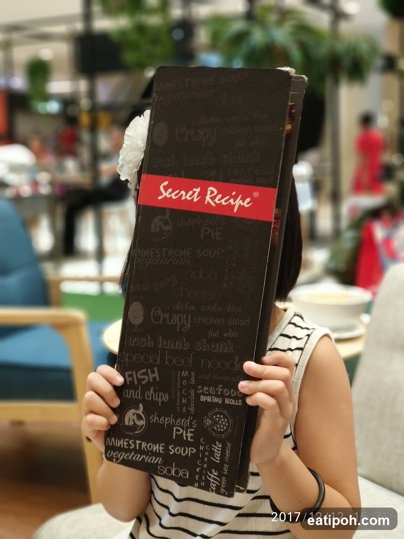 Secret Recipe Menu