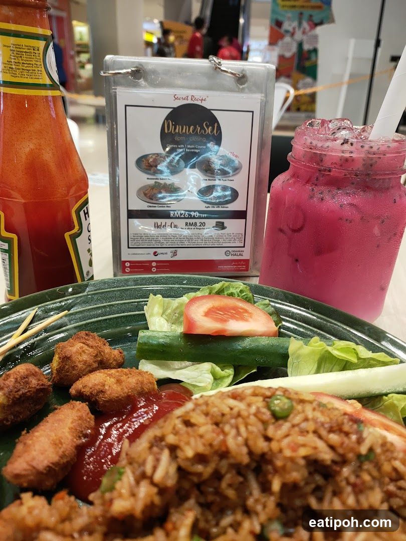 Dinner Set at Secret Recipe