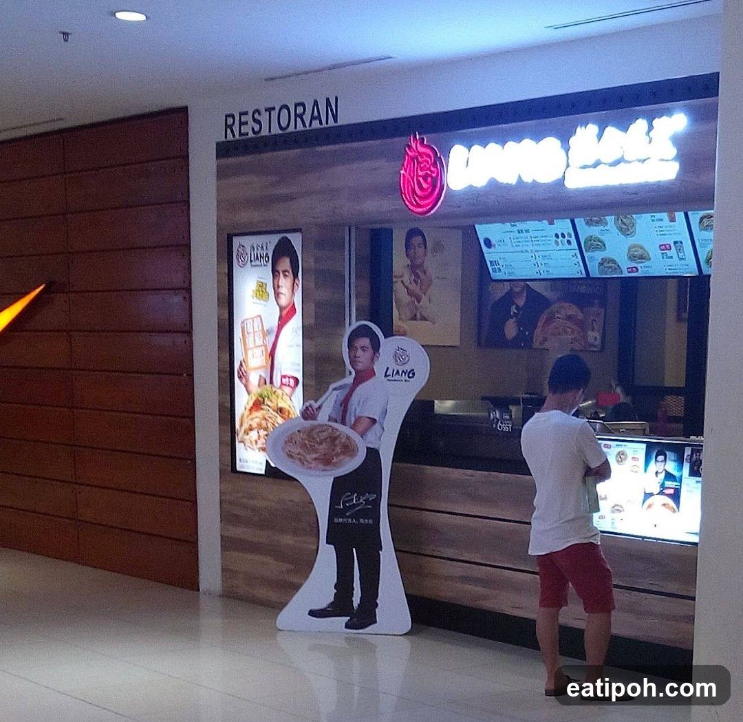 Restaurant Interior with Promotional Displays