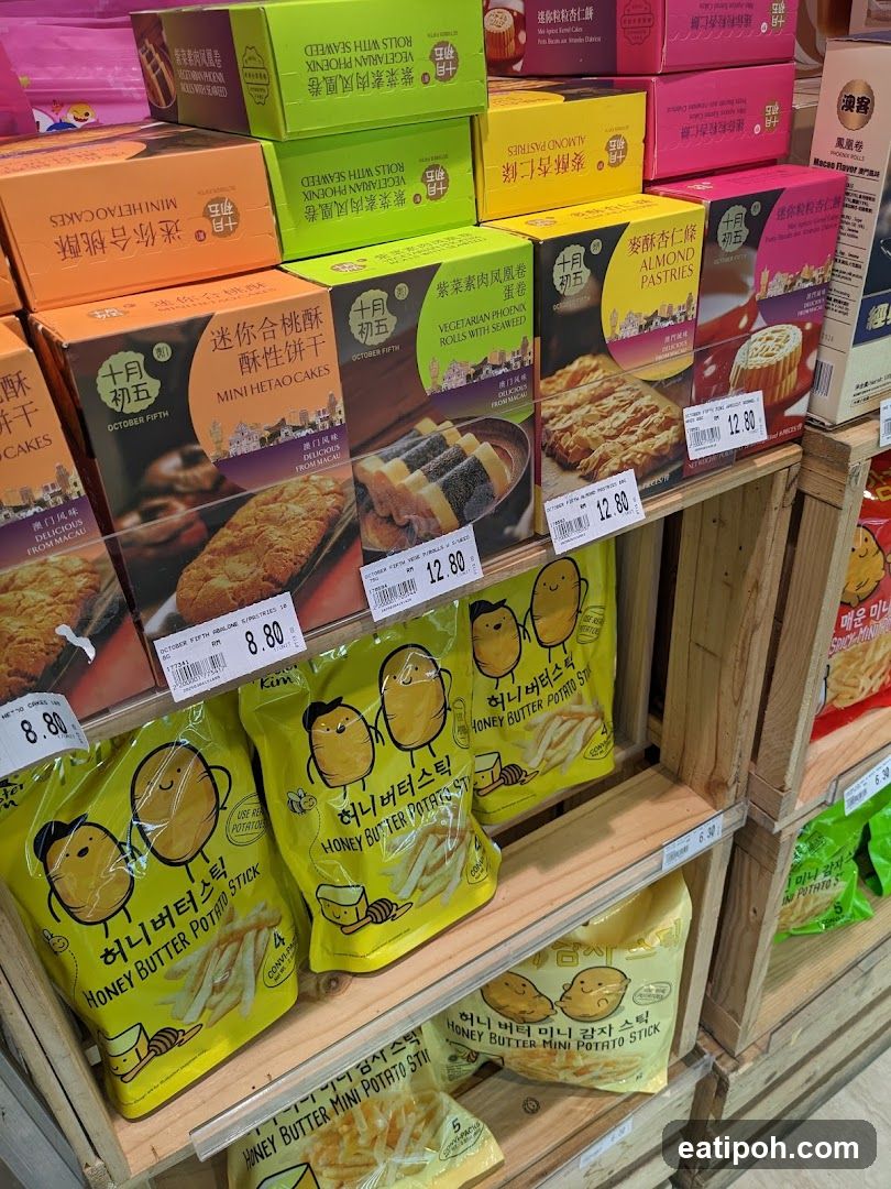 Store Interior Shelf Display