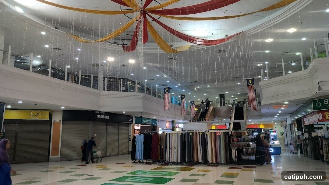 Interior of a shopping mall