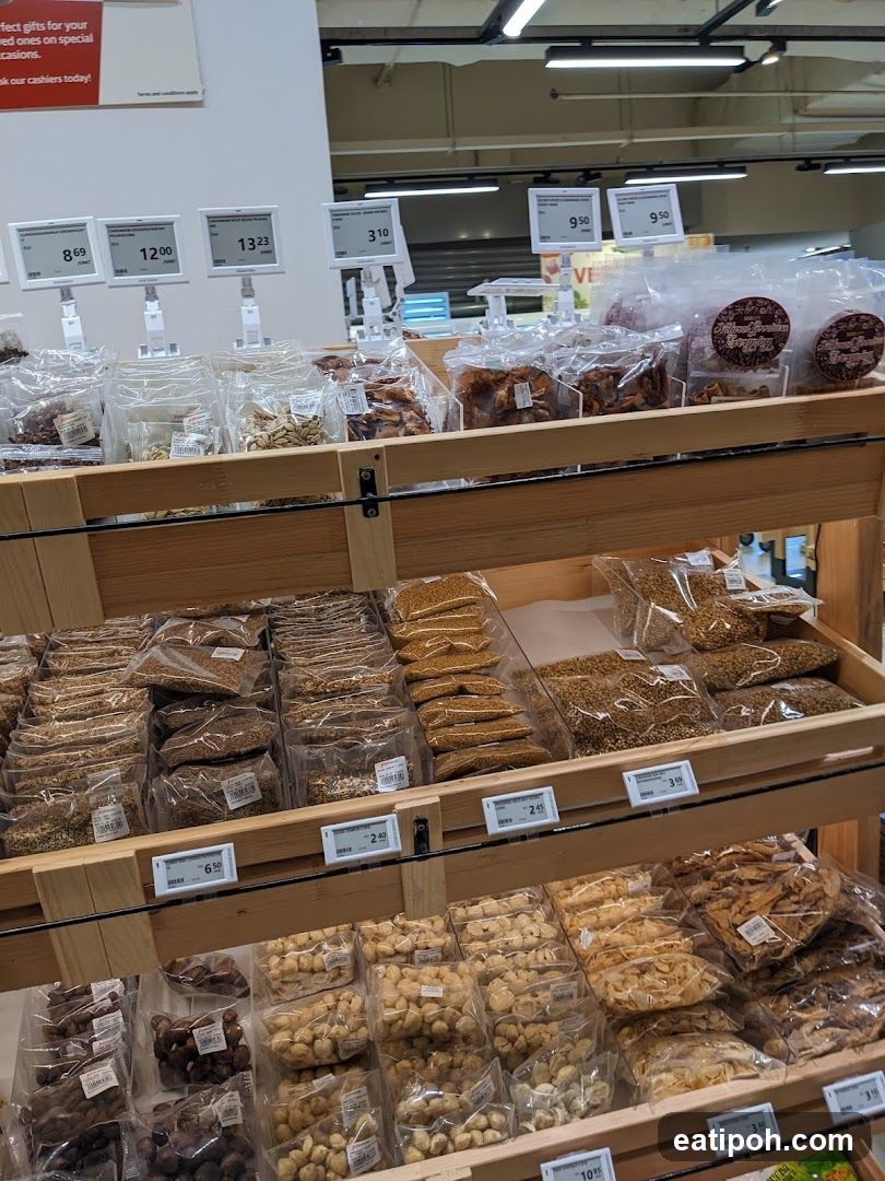 Supermarket Interior Snack Section