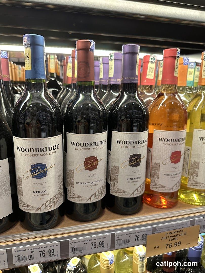 Wine shelf display