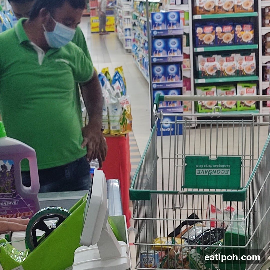 Supermarket Interior Checkout Area