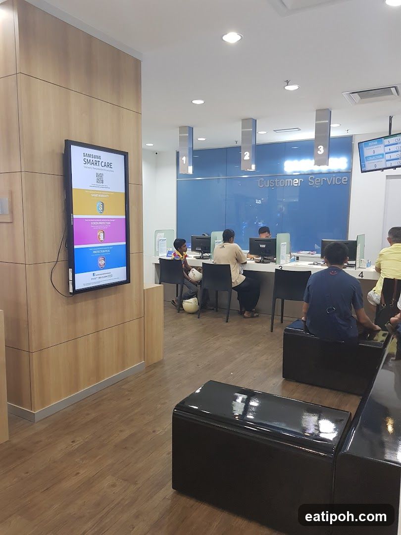 Customer Service Counter Interior