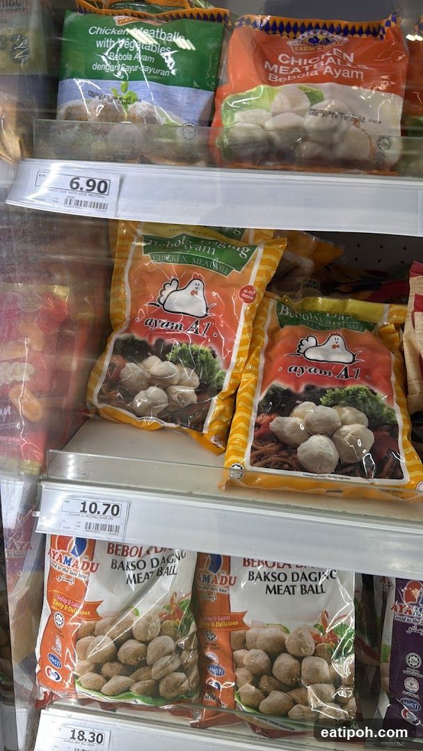 Frozen Meatballs Section