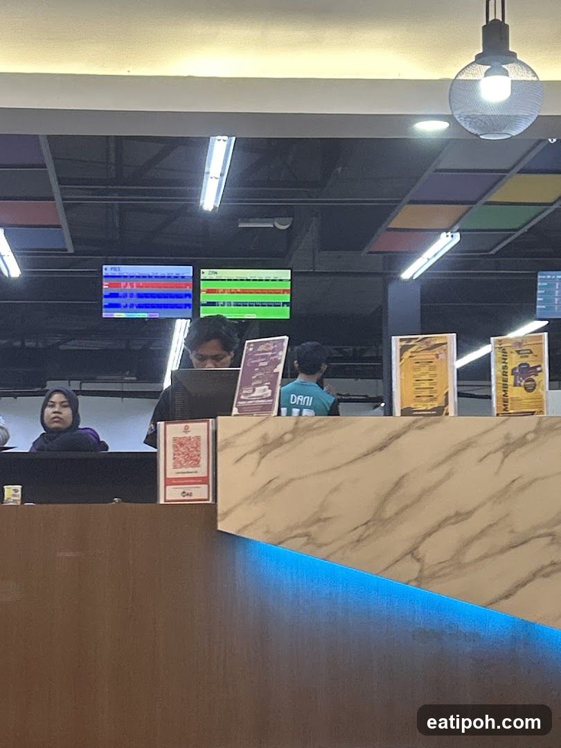 Interior counter area