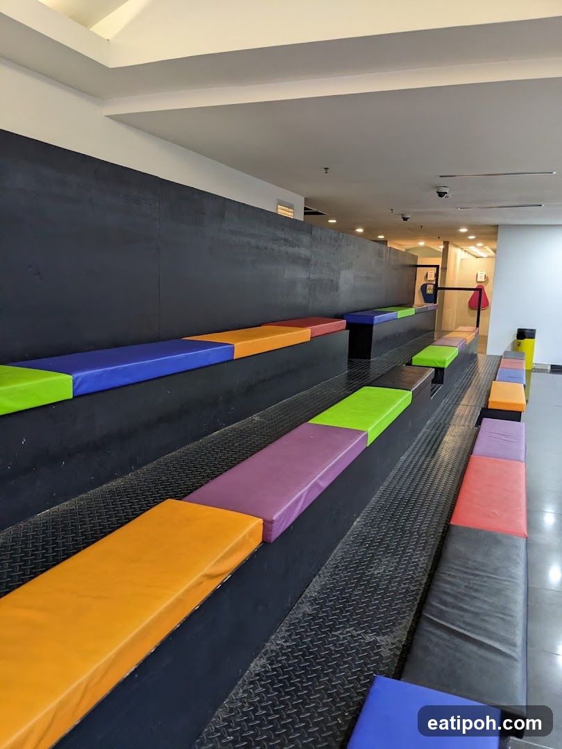 Indoor seating area