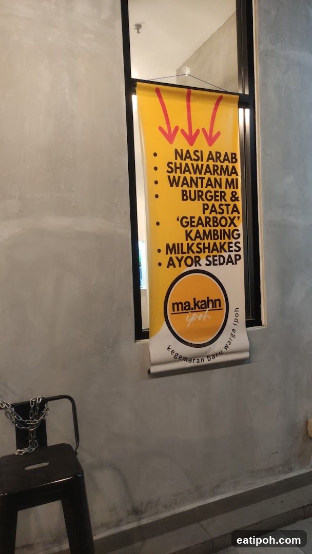 Promotional Banner at Shop Entrance