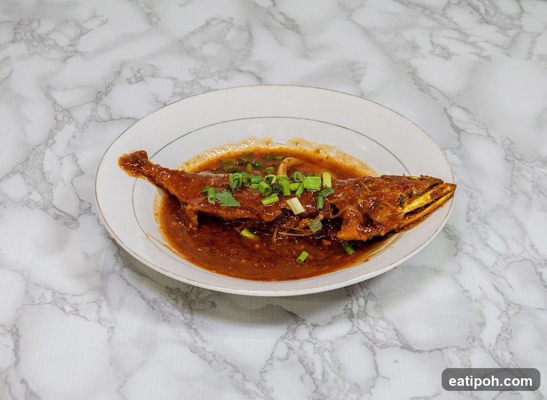 Fish in sauce dish