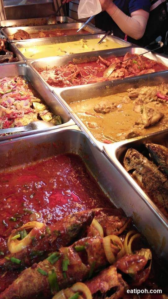 Food stall display