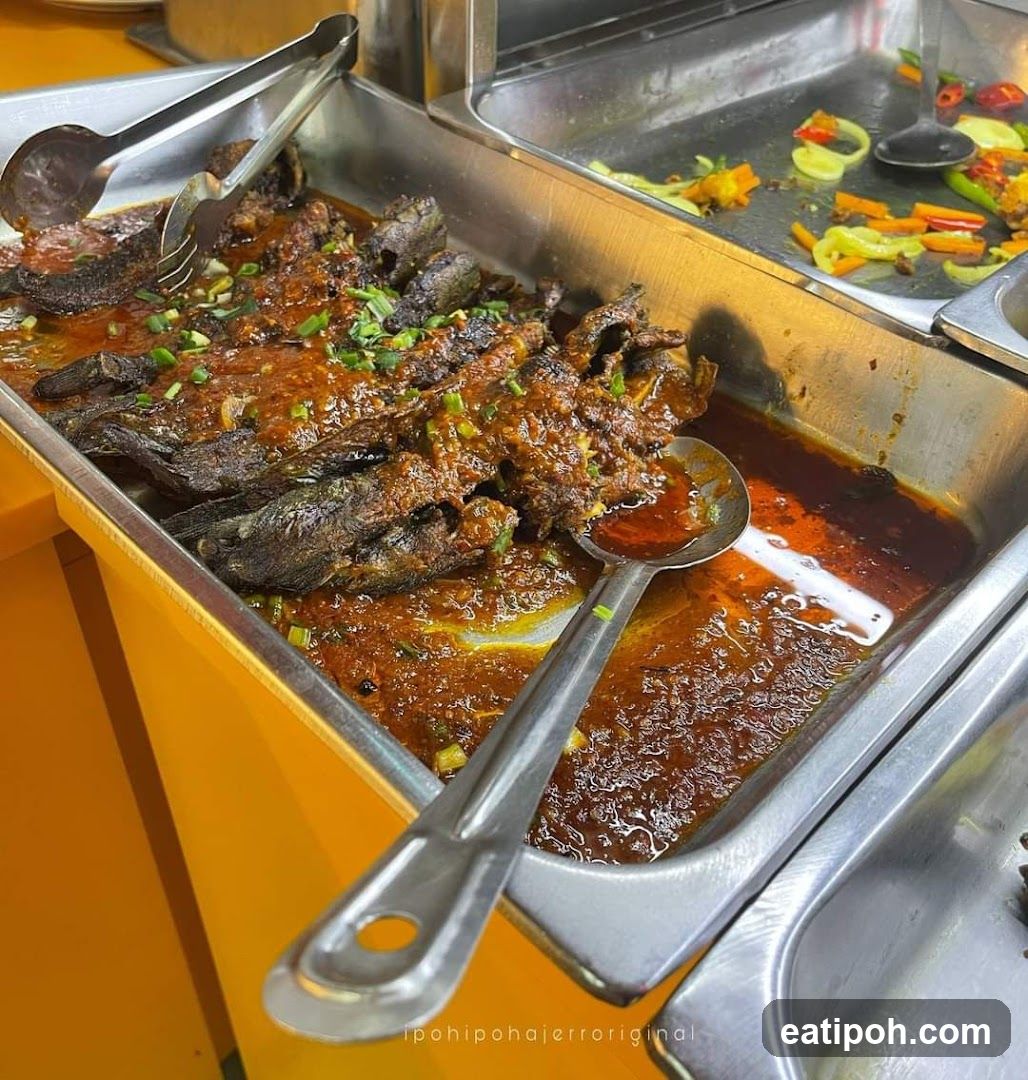 Food Display in Buffet