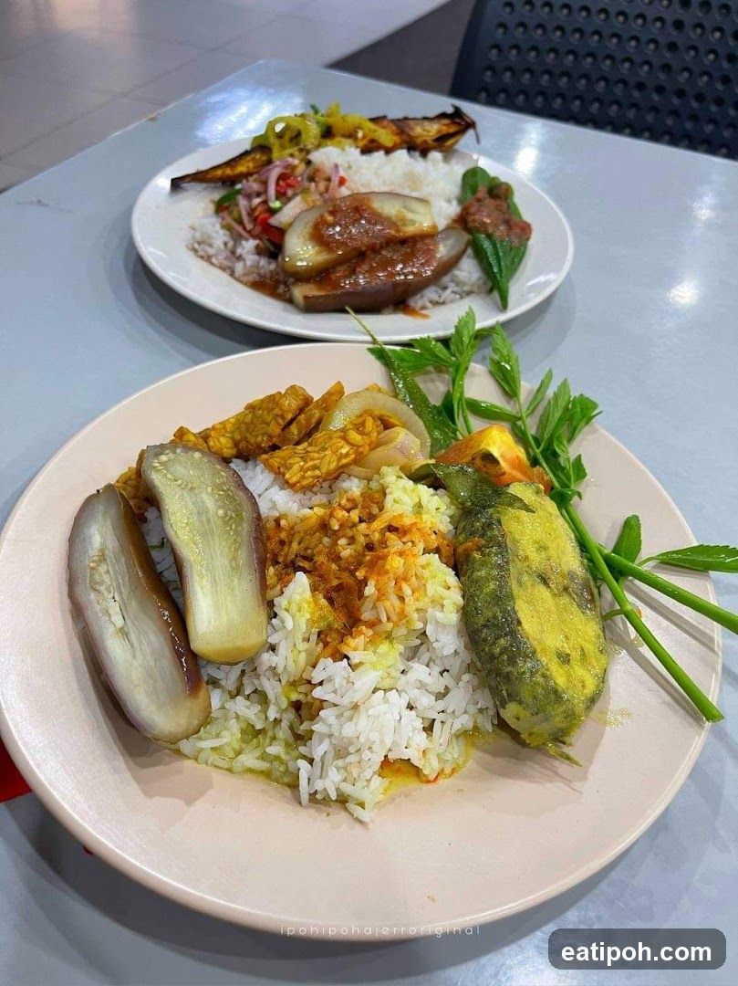 Food served at a dining table