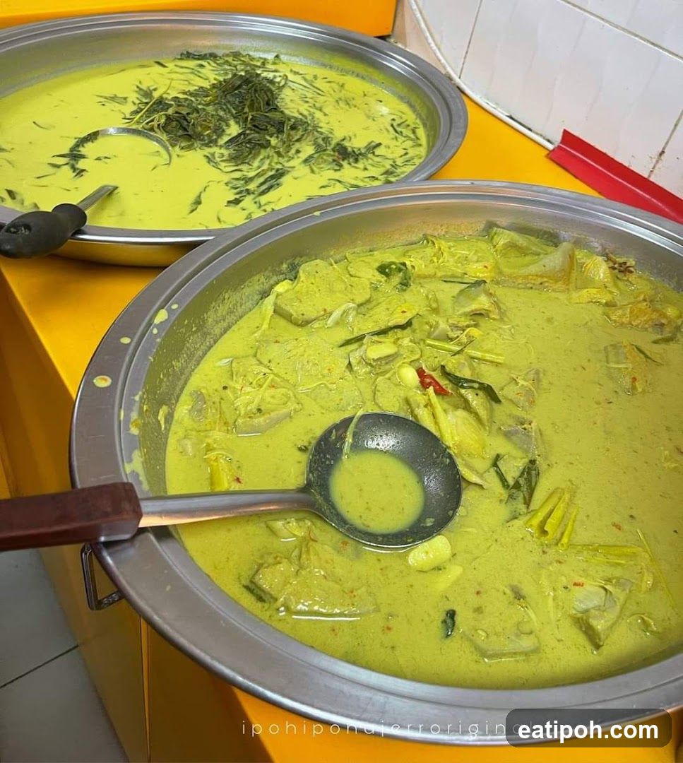 Food Display in Restaurant Interior