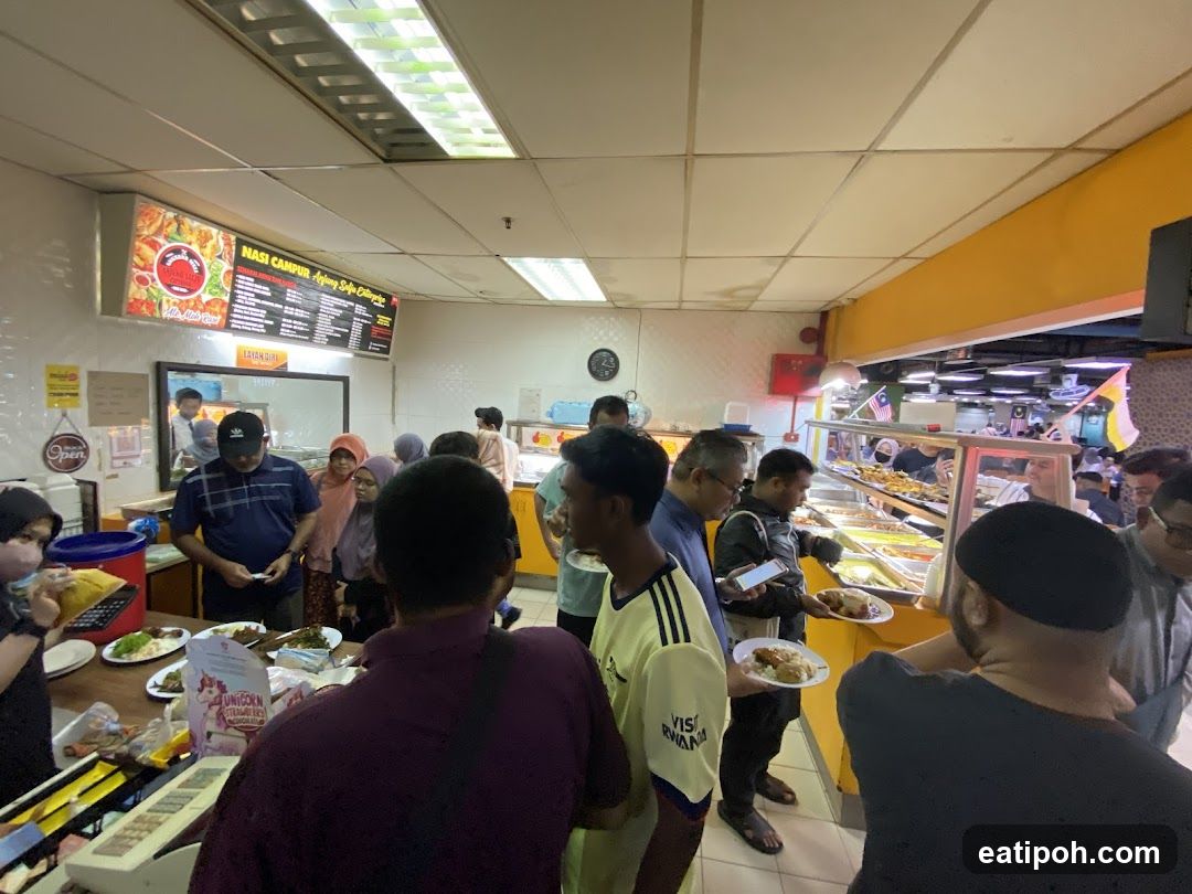 Food court interior