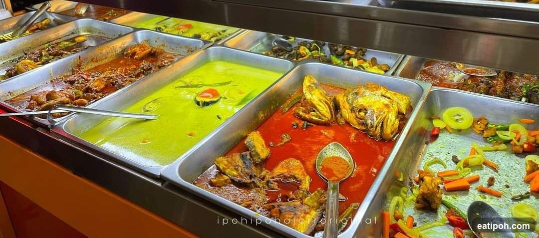 Food display at a restaurant