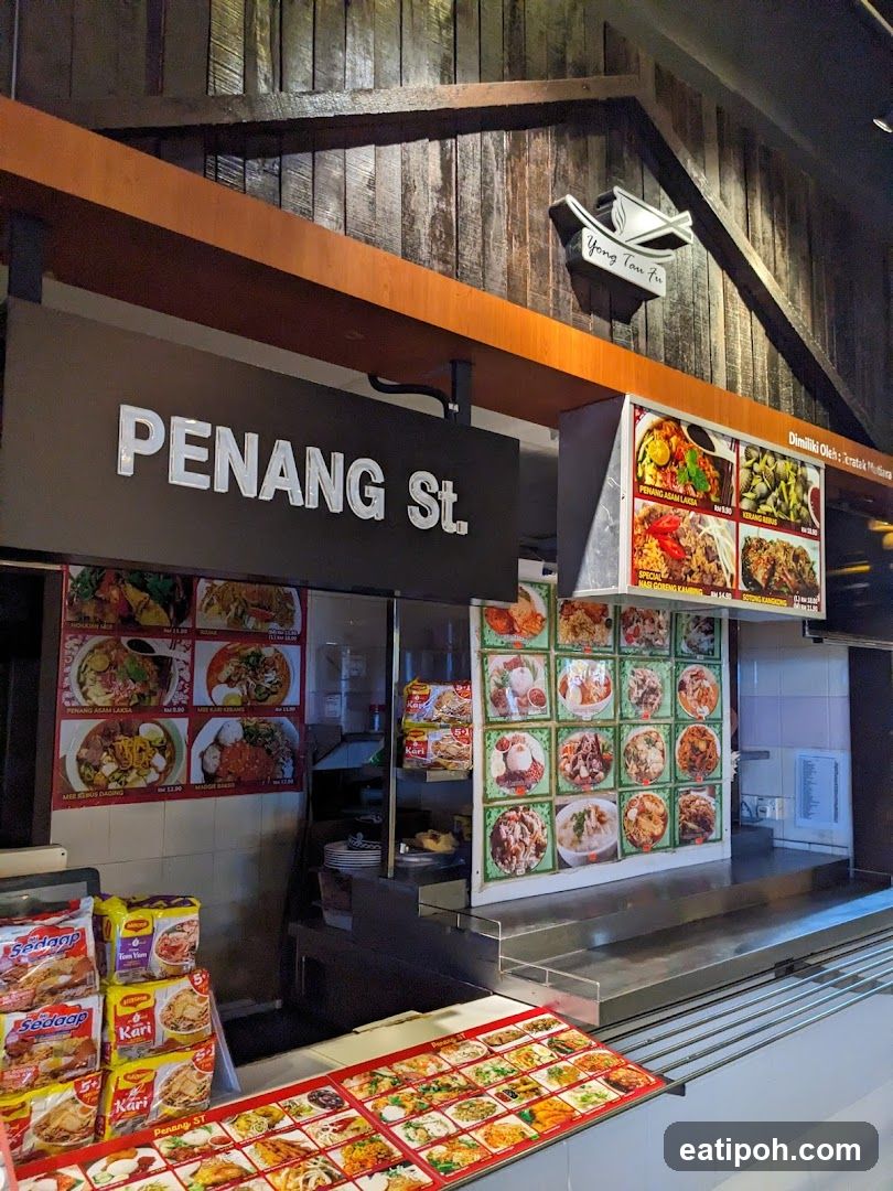 Penang St. Food Stall Interior