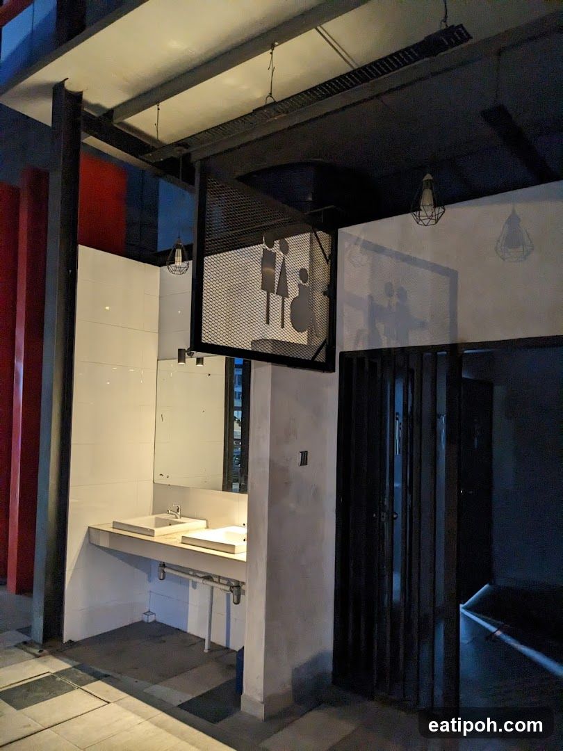 Interior bathroom area