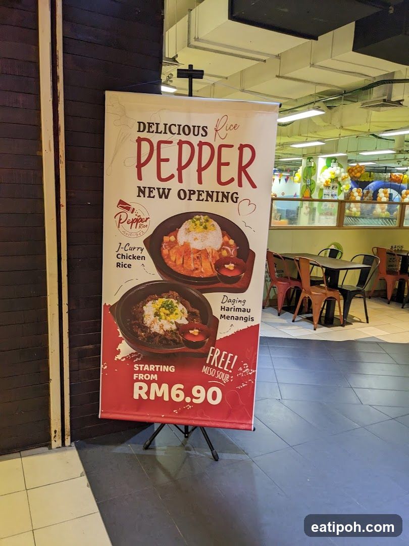 Pepper Rice New Opening Advertisement