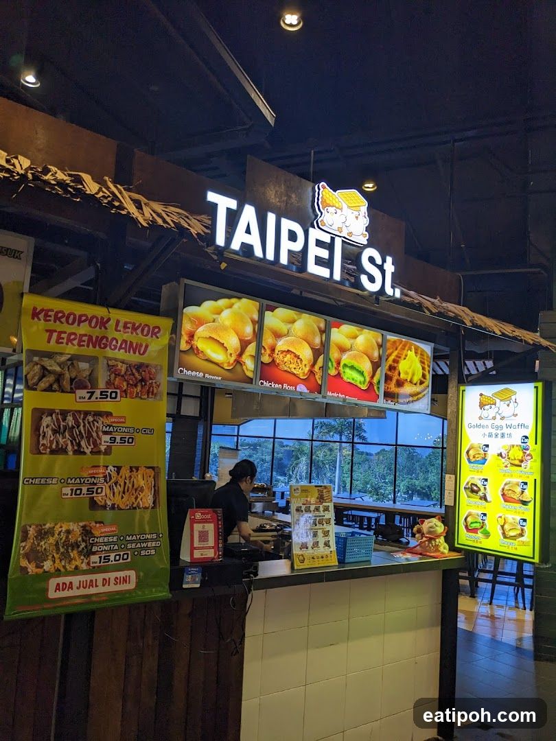 Taipei St. Food Stall Interior