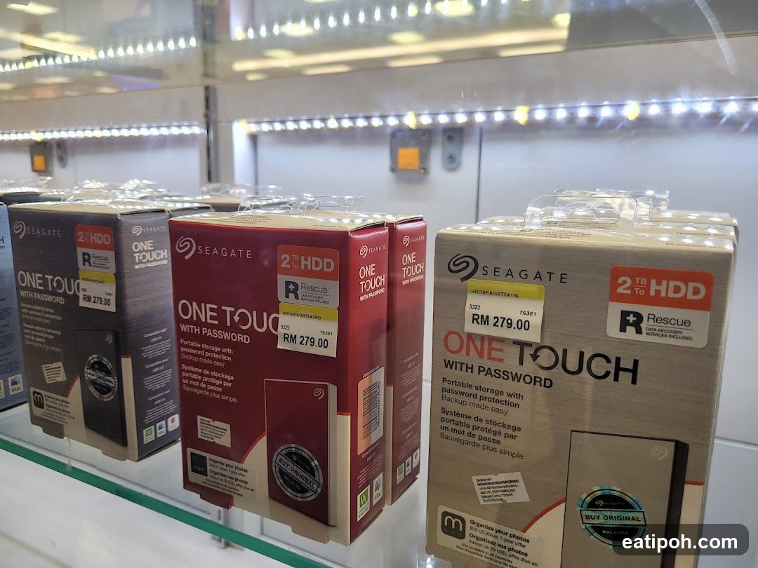 Seagate HDD Products Display