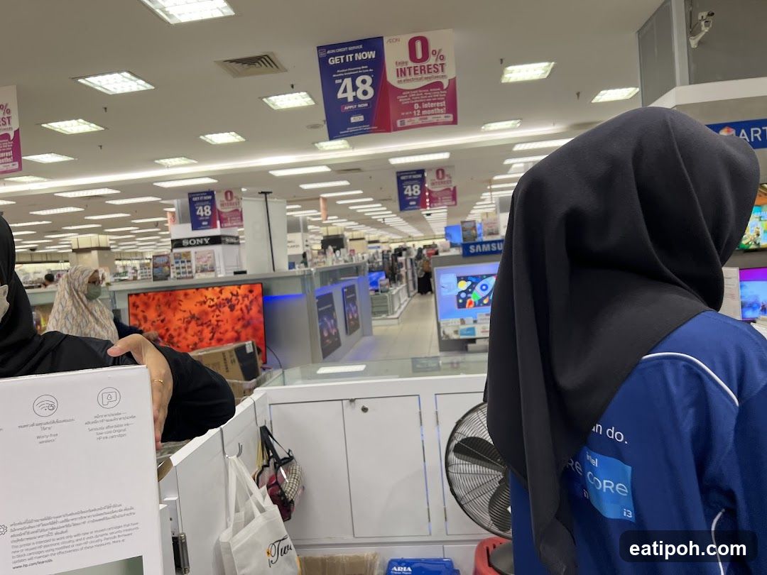 Electronics Store Interior