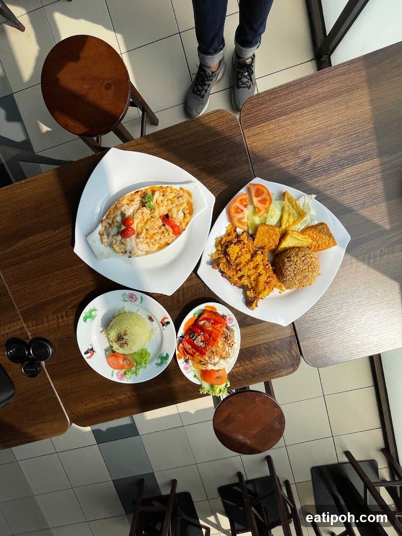 Restaurant Interior Table View