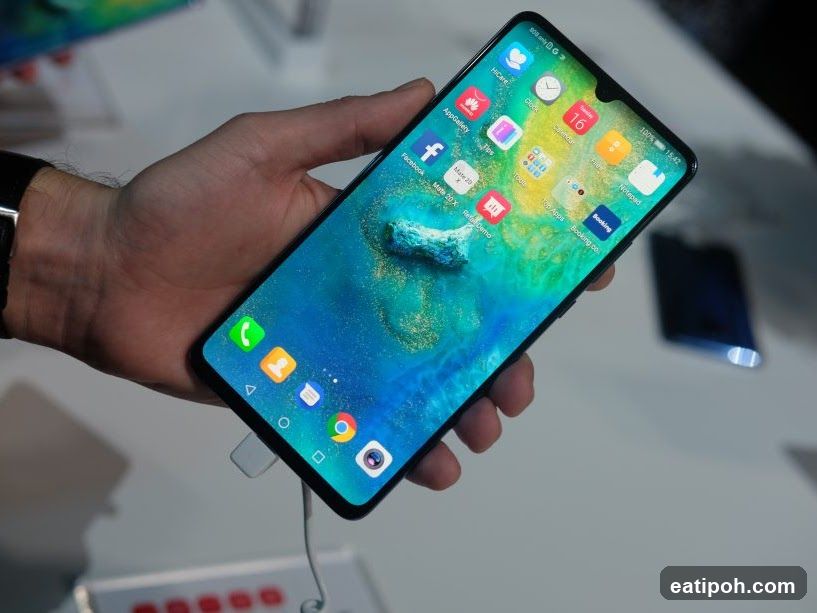 Hand Holding Smartphone